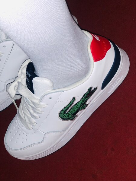 Basket Lacoste Blanche Mixte