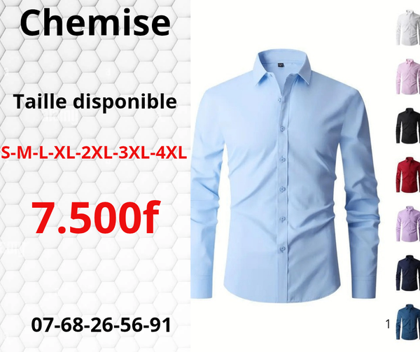 Chemise élégante homme