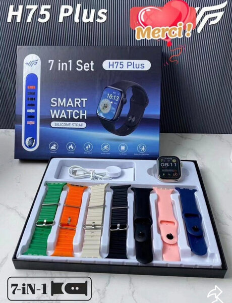H75 Plus Smart Watch Set