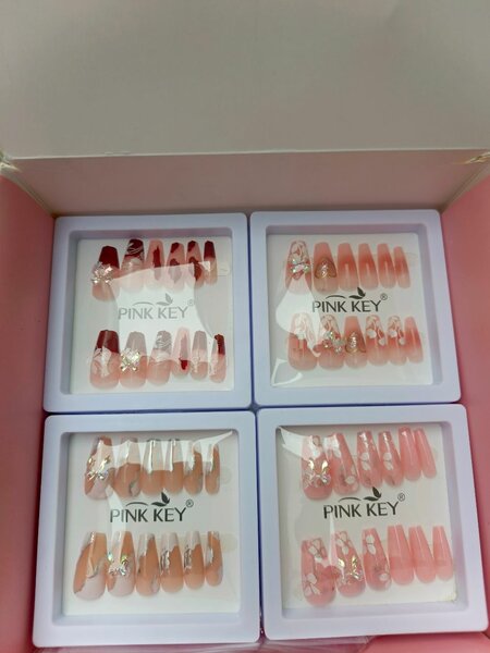 Ongles artificiels Pink Key