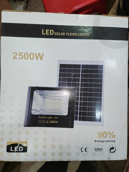 LED solar flood light