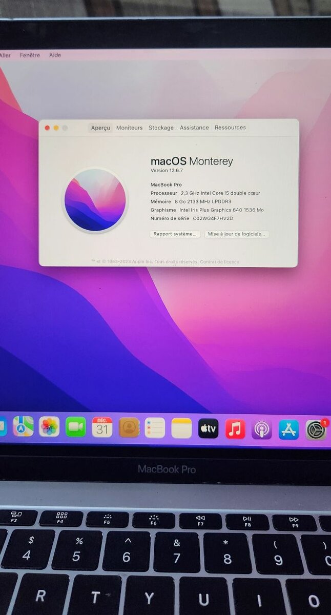 MacBook Pro 13" avec M1