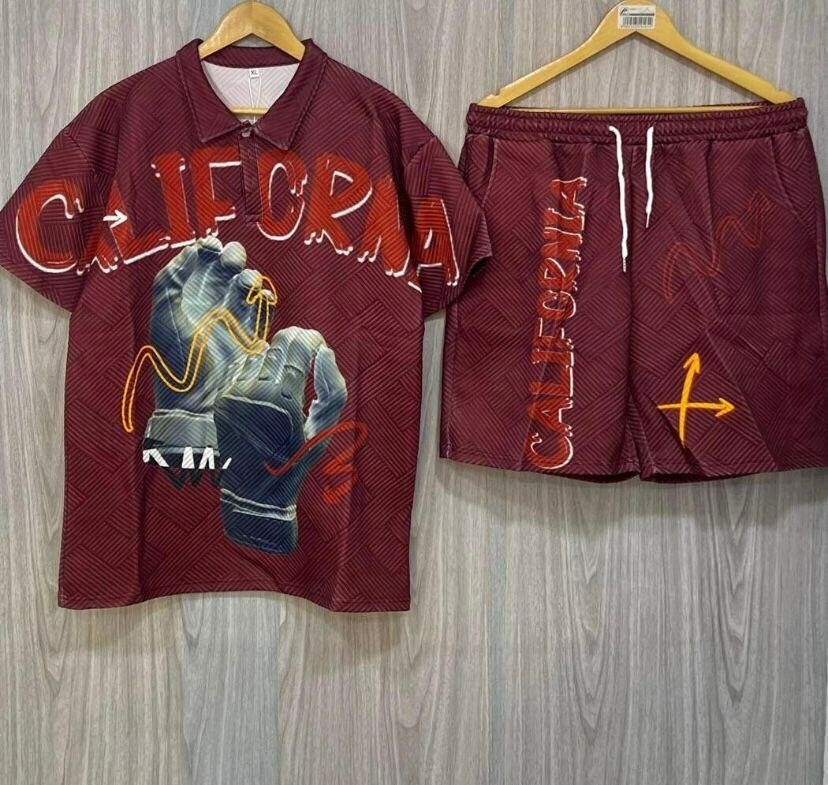 Ensemble short et haut California pour homme