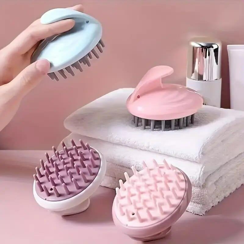 Silicone Massag Brush Shampoo Brush