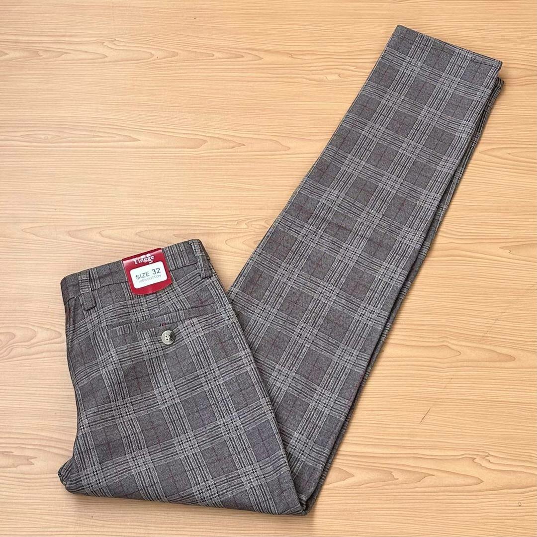 Check fashion trousers
