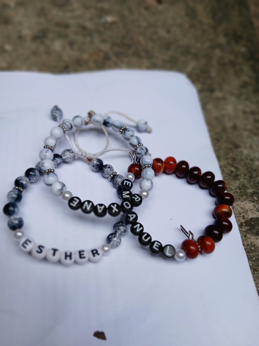 Bracelet personnalisé en perle
