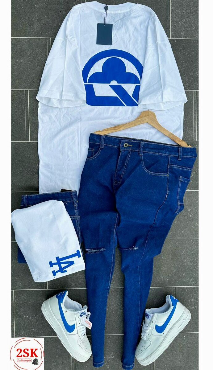 Complet jean deux pièces