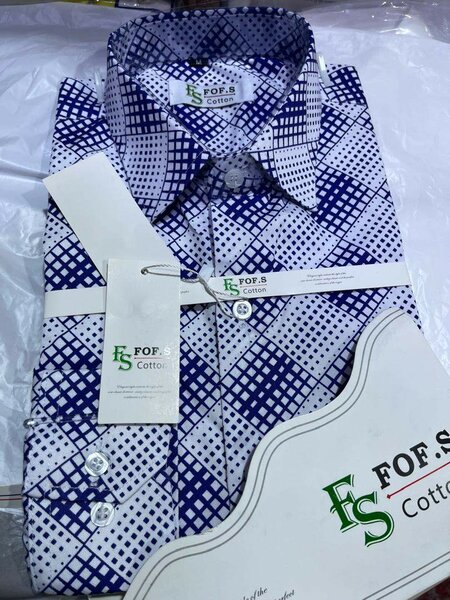 Chemise en coton pour hommes