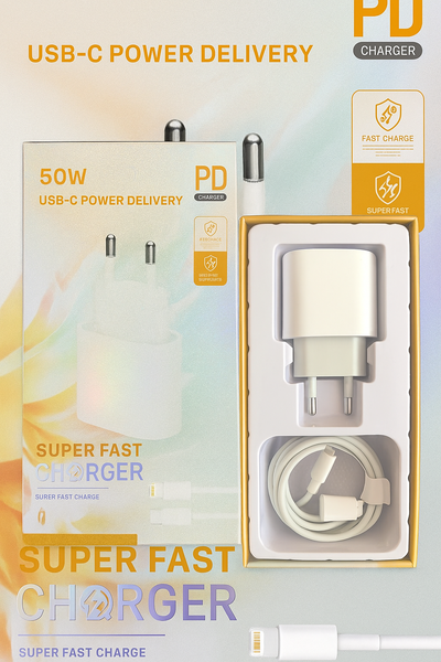 Chargeur rapide USB-C 50W