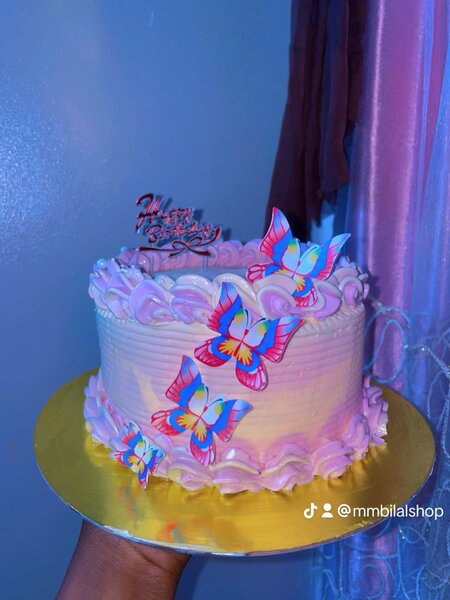 Gâteau Anniversaire Papillons