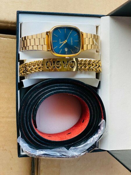 Watch bracelet belt men's gift set package box