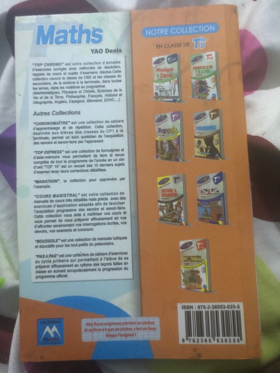 Maths Tle D Réussir BAC 2023
