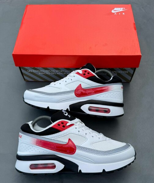 Nike Air Max Sneakers Blanc Rouge