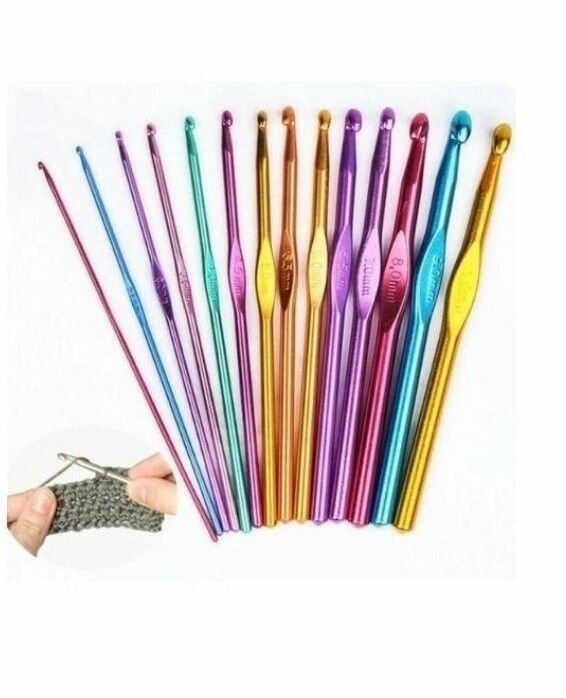 Ensemble de crochet colorés