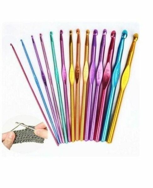 Ensemble de crochet colorés