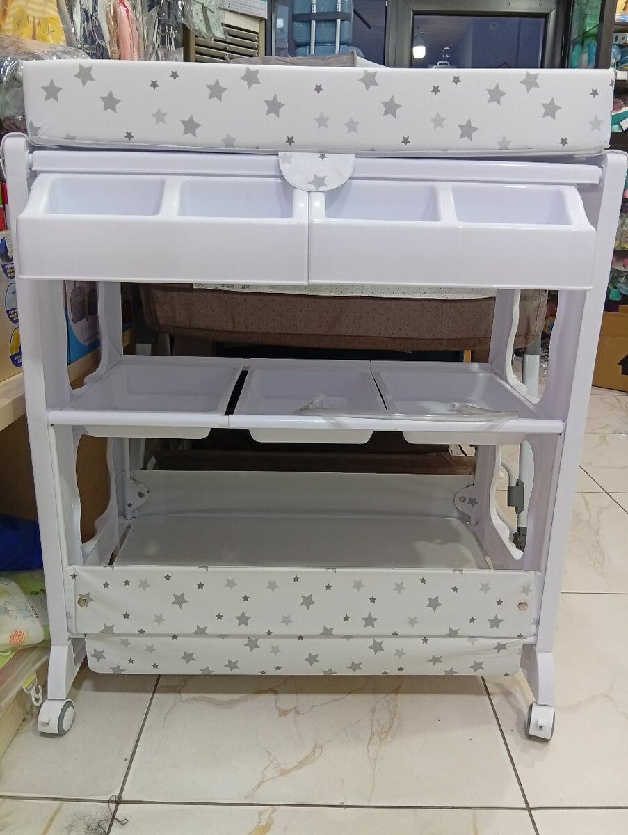 Table à langer étoilée