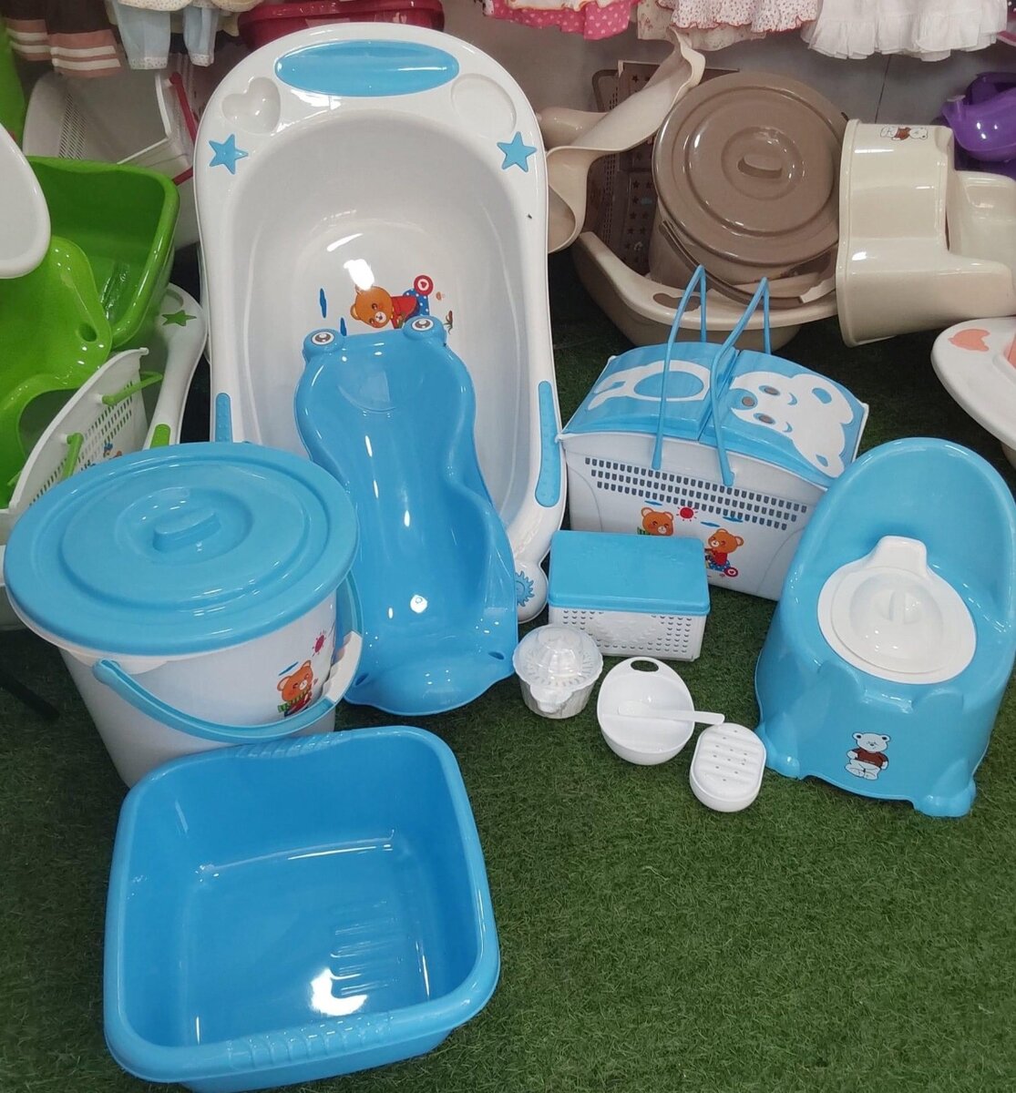 Baignoire avec accessoires