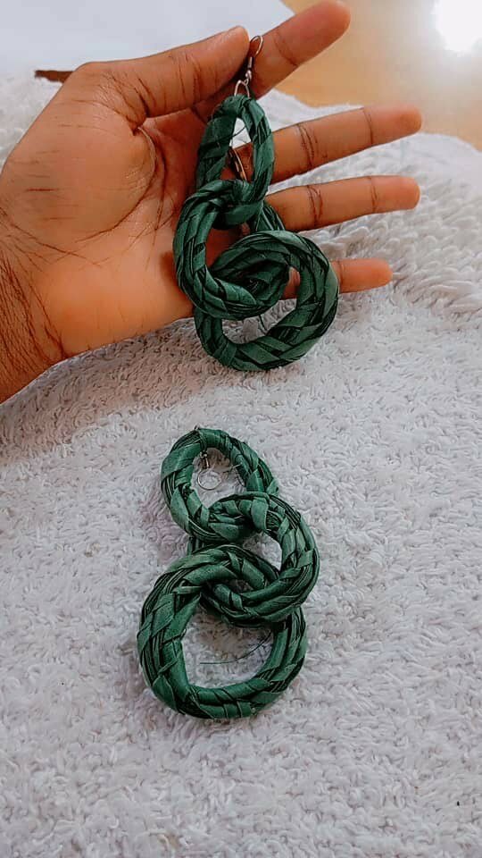 Beautiful Weaved earrings