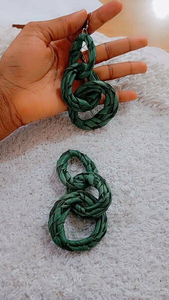 Beautiful Weaved earrings