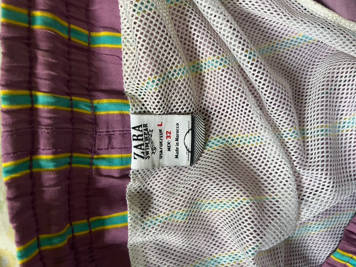 Shorts de bain rayés homme