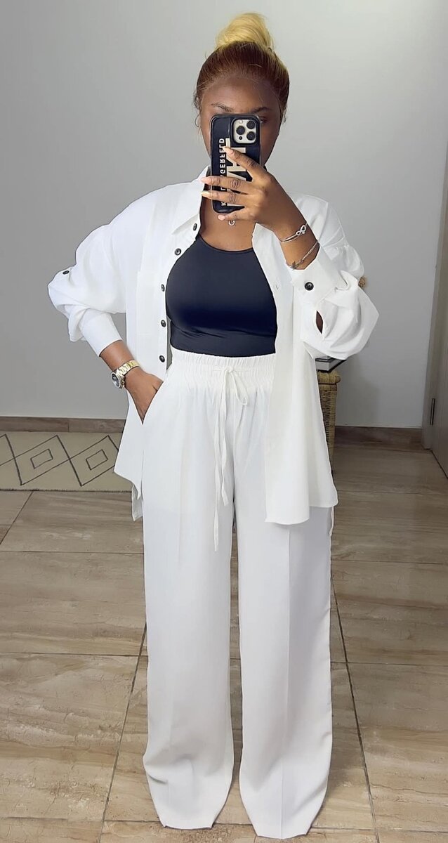 Ensemble élégance décontractée femme