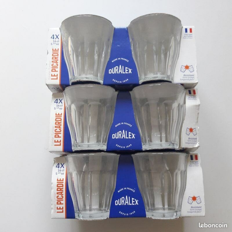 Verres Duralex Picardie 4x25cl