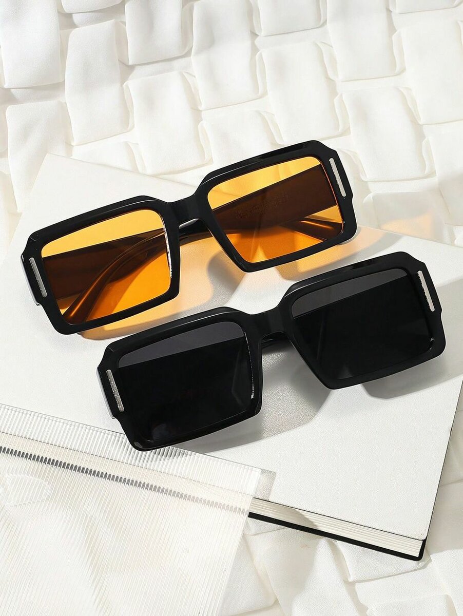 Lunettes de soleil tendance carrées