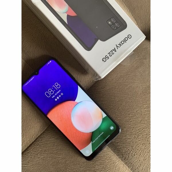 Galaxy A22 5G 256gb/8gb ram 2 sim in box 5000mAh capacity al