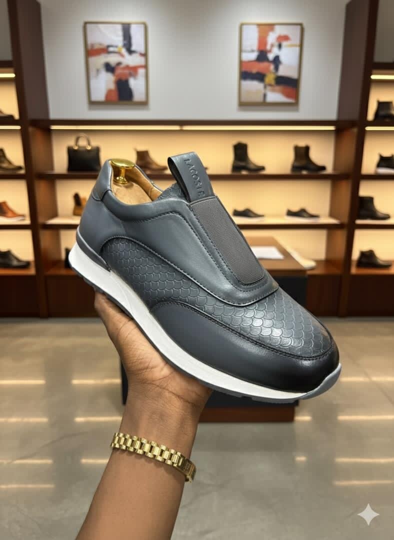 Sneakers élégantes en cuir