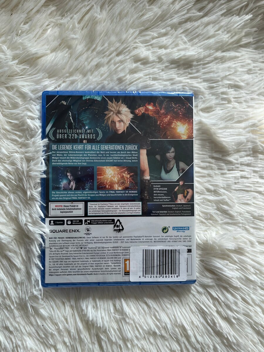 Final Fantasy VII Remake PS5