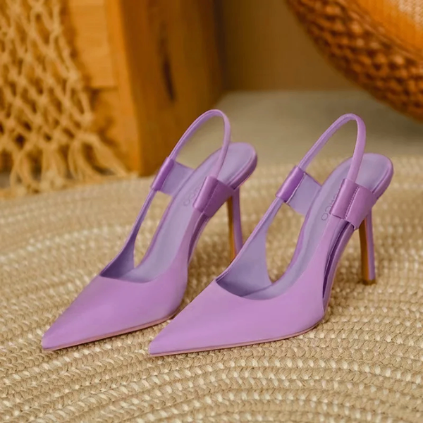 Escarpins violets élégants