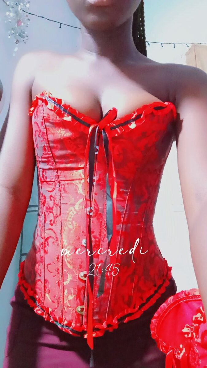 Corset Bustier Rouge Femme