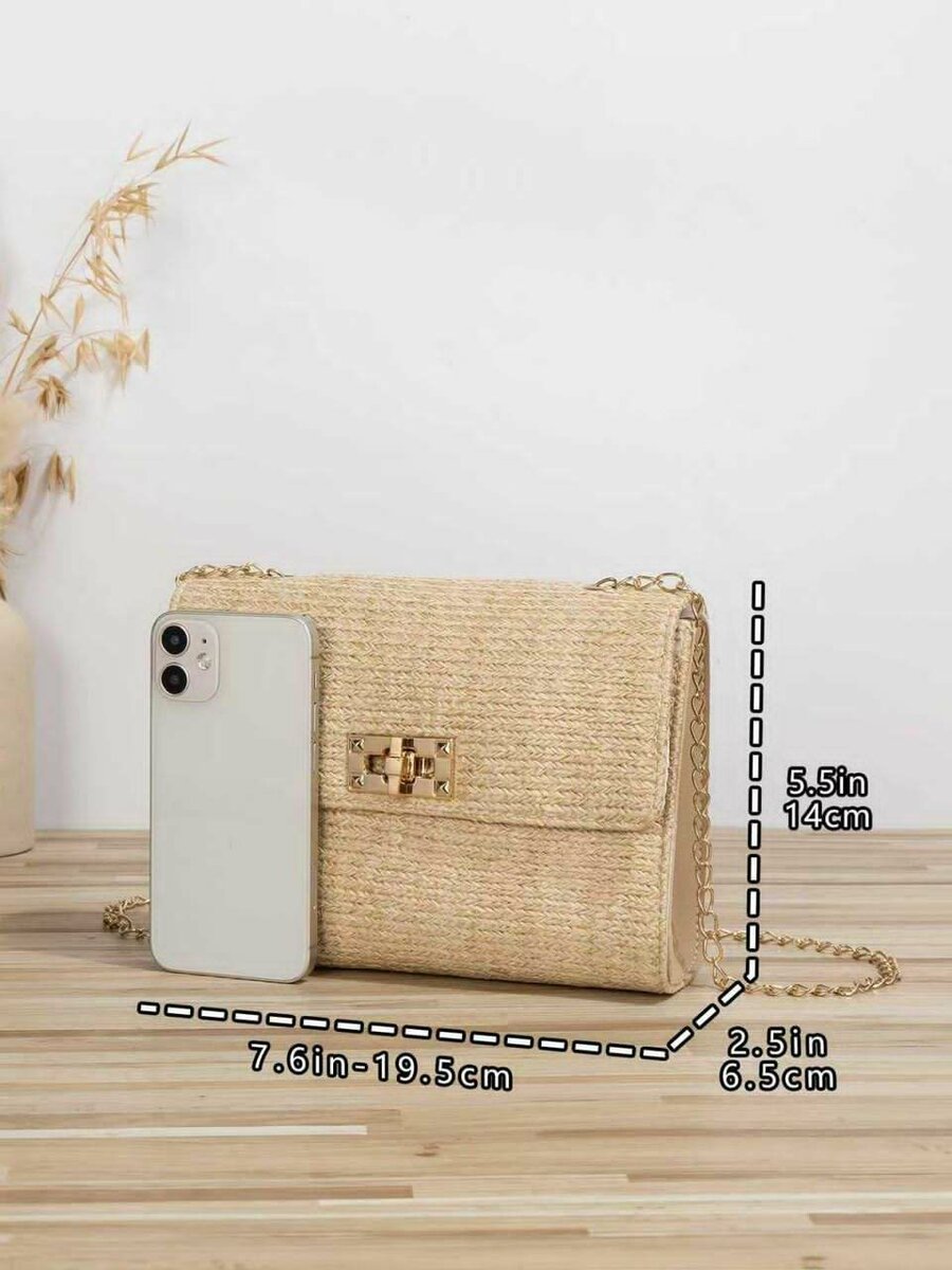 Sac à bandoulière en paille