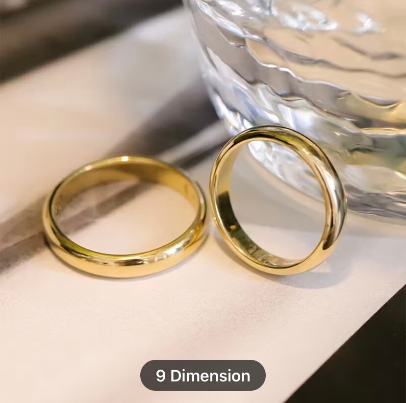 Alliance en or élégante