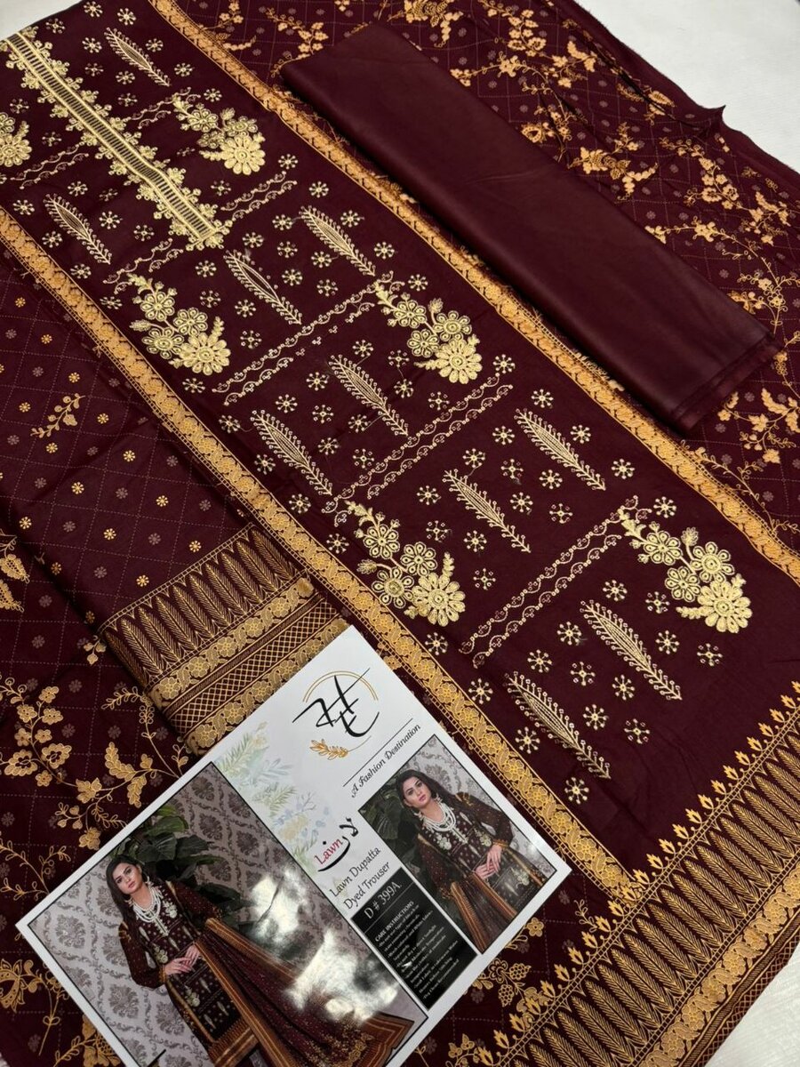 Rijaz Fashion Embroidery Lawn