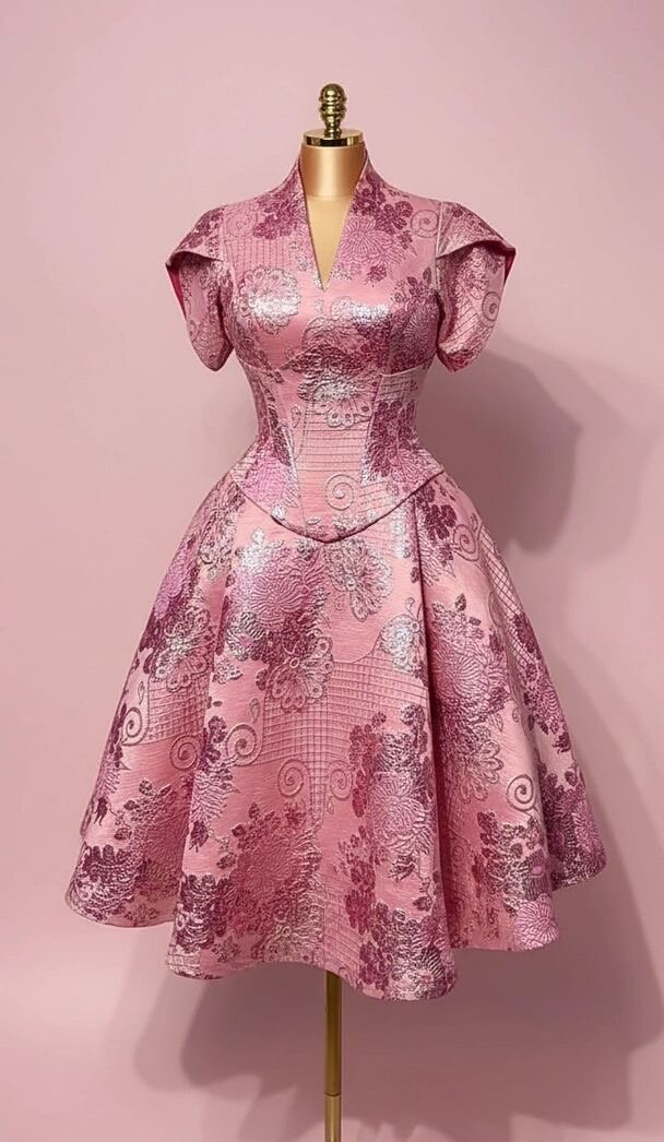 Robe vintage chinoise en soie