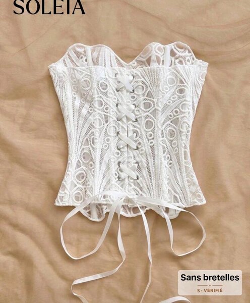 Corset bustier sans bretelles