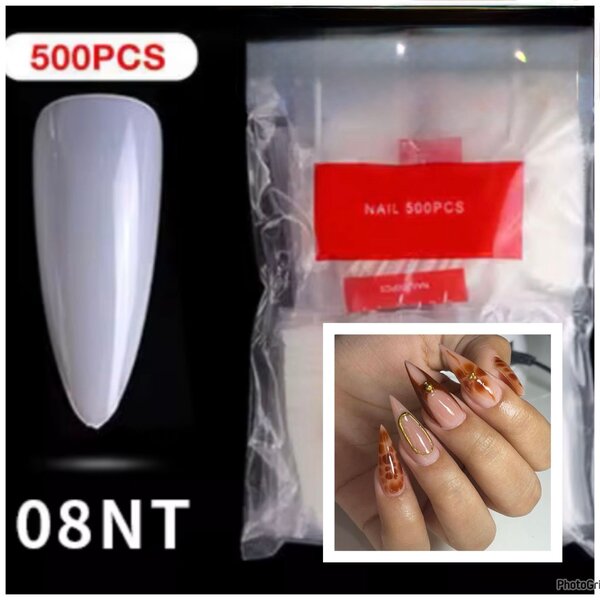 Faux Ongles Coffin 500PCS