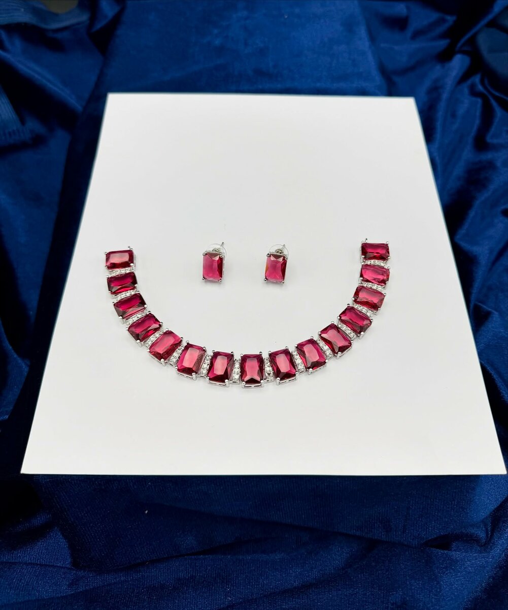 American Diamond 1 karat set