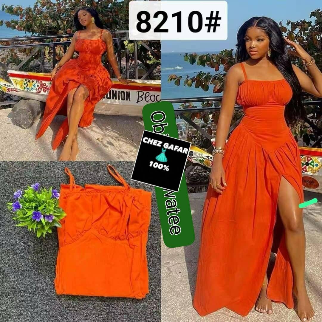 Robe Longue Éclatante Femme