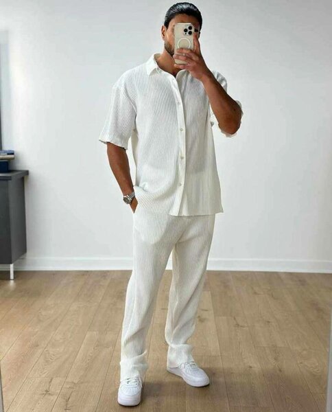 Ensemble chemise et pantalon élégant