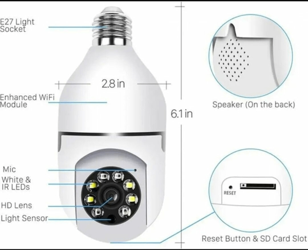 Caméra de sécurité intelligente WiFi