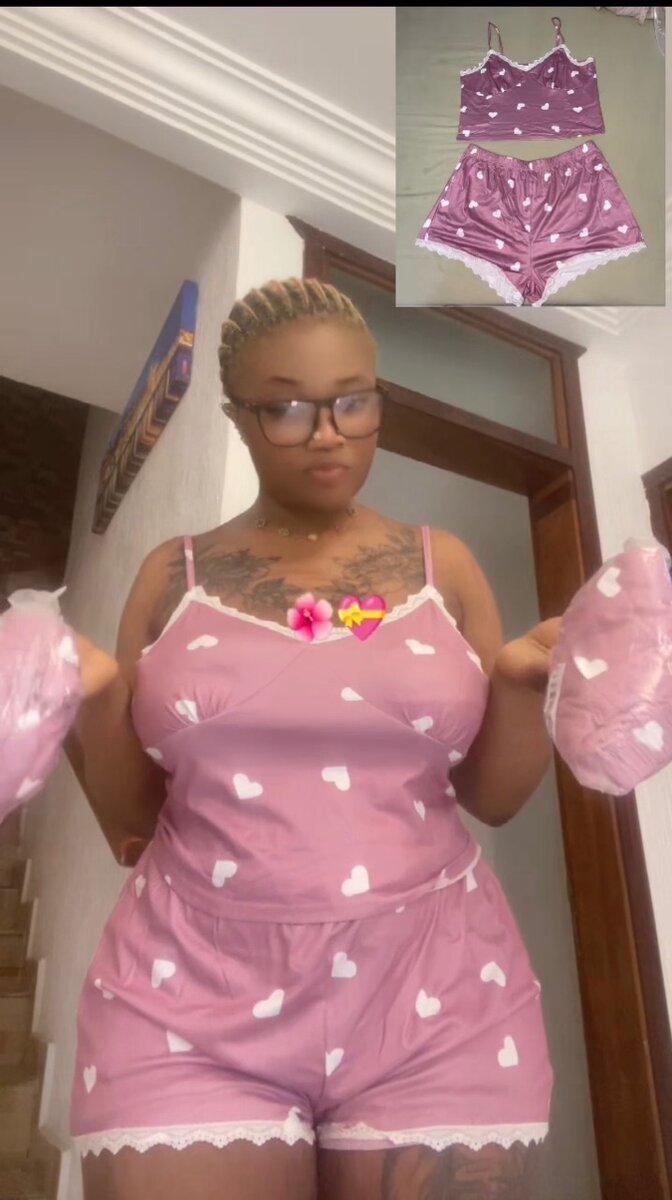 Pyjama Femme Rose Cœurs