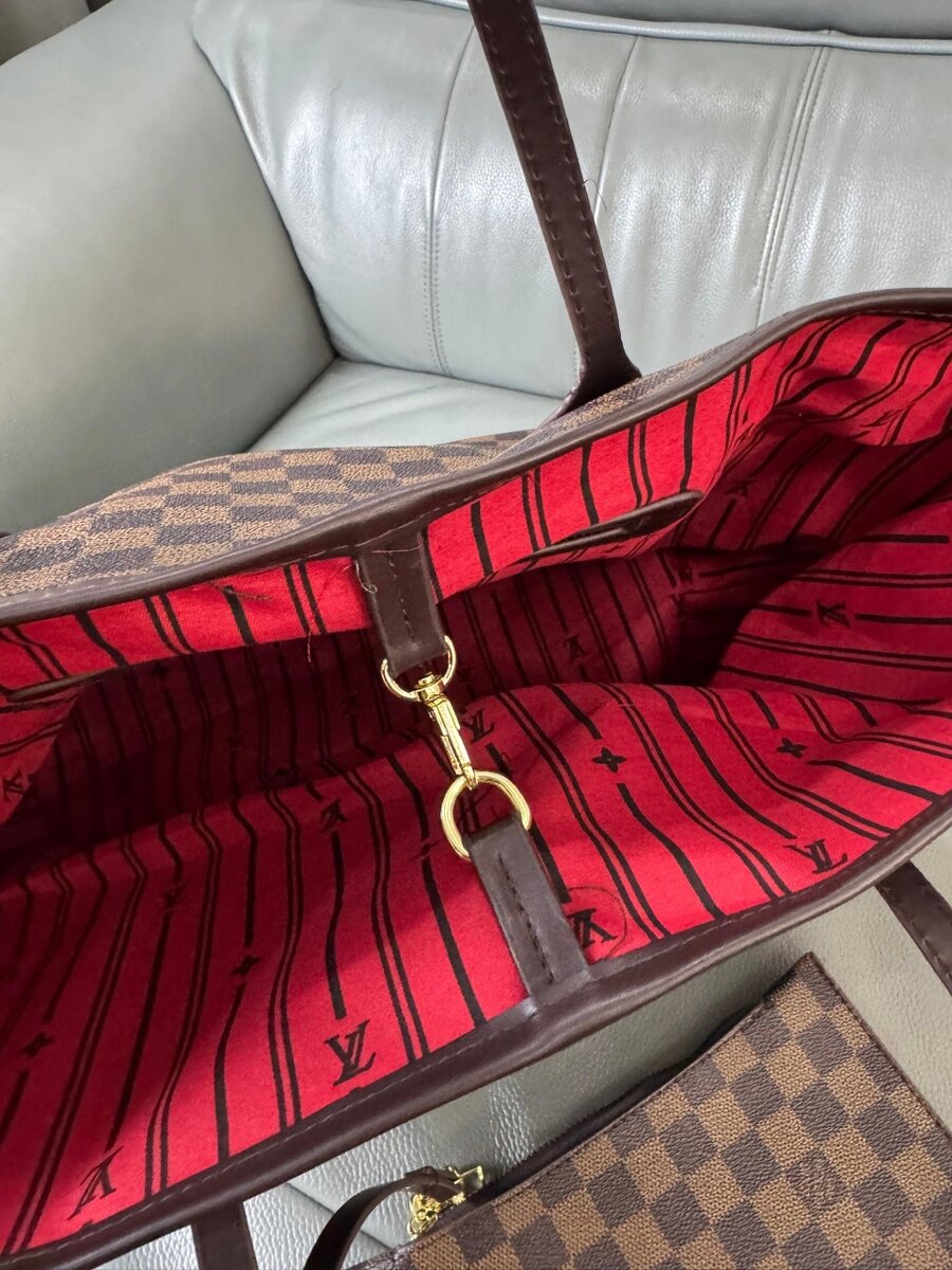 Sac à main en damier luxe