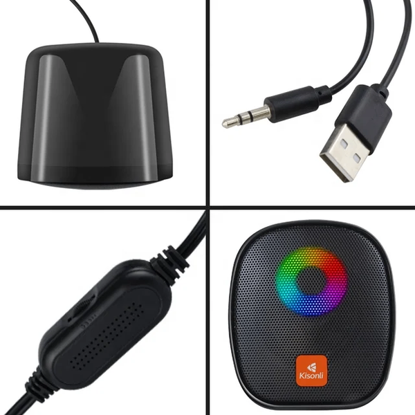 Kisonli X11 Portable USB Laptop Speakers