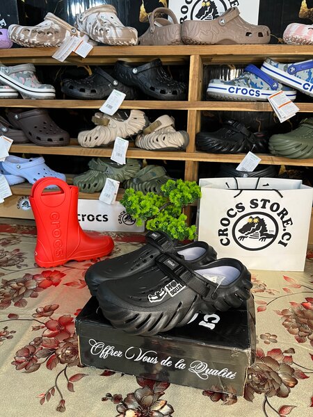 Sabots Crocs Confort Noirs