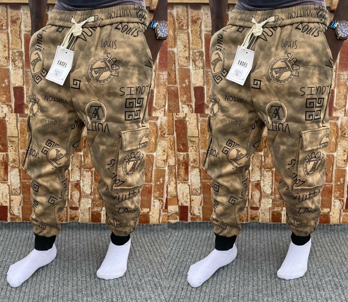 Pantalons cargo décontractés homme