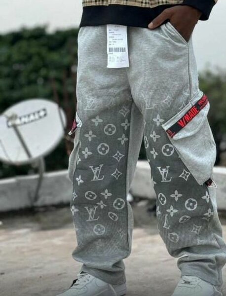 Pantalons cargo motif tendance