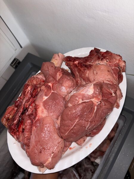 Viande de porc bien fraîche