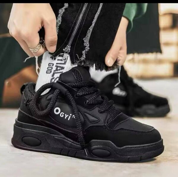 Baskets Noires Mode Homme OGYI